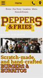 Mobile Screenshot of peppersandfries.com